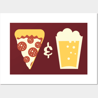 Pizza + Beer Posters and Art